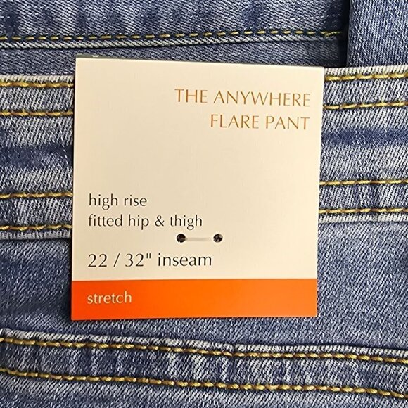 Women's Plus Size High-Rise Anywhere Flare Jeans | Knox Rose | 22 - Picture 8 of 12